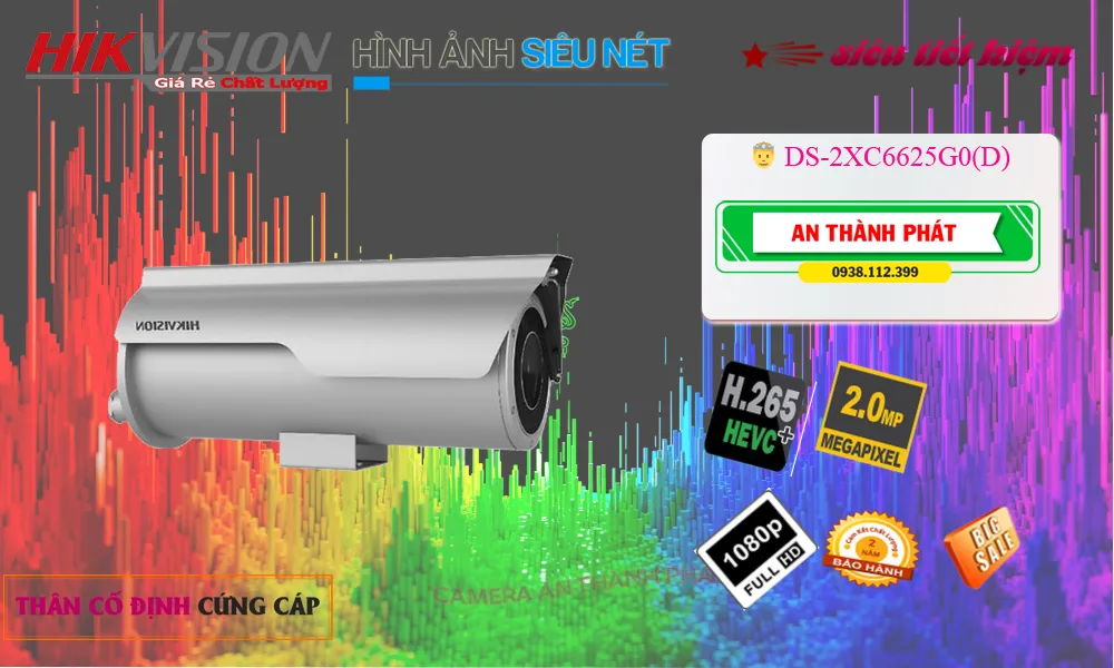 Camera An Ninh  Hikvision DS-2XC6625G0(D) Sắc Nét