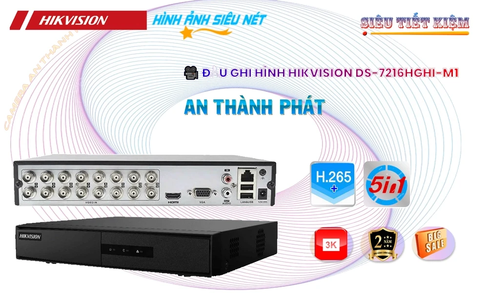 Đầu ghi Hikvision DS-7216HGHI-M1 Mẫu Đẹp Đầu ghi Hikvision DS-7216HGHI-M1 Mẫu Đẹp