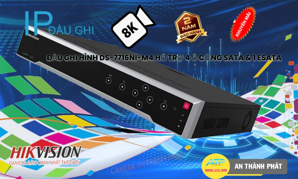 Đầu Thu KTS Hikvision DS-7716NI-M4 Giá rẻ Đầu Thu KTS Hikvision DS-7716NI-M4 Giá rẻ