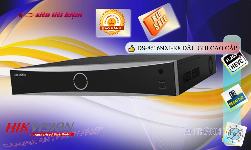 DS-8616NXI-K8 Đầu Ghi Hình Thiết kế Đẹp DS-8616NXI-K8 Đầu Ghi Hình Thiết kế Đẹp