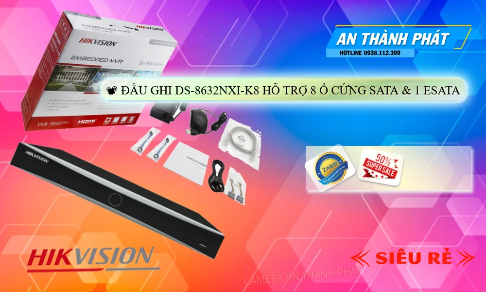 Đầu Ghi DS-8632NXI-K8 Công Nghệ Mới Đầu Ghi DS-8632NXI-K8 Công Nghệ Mới
