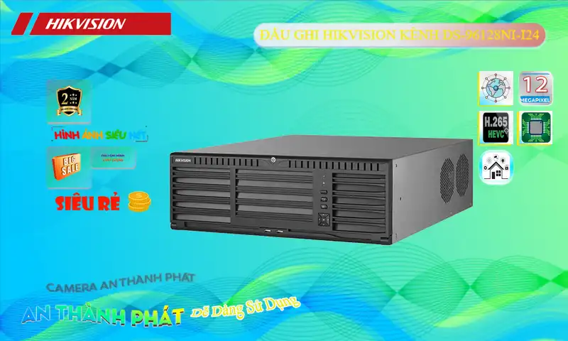 DS-96128NI-I24/H sắc nét Hikvision