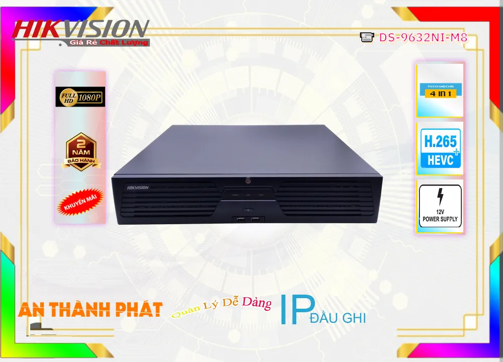 DS-9632NI-M8 Đầu Ghi Hình IP 32 Kênh 8MP DS-9632NI-M8 Đầu Ghi Hình IP 32 Kênh 8MP
