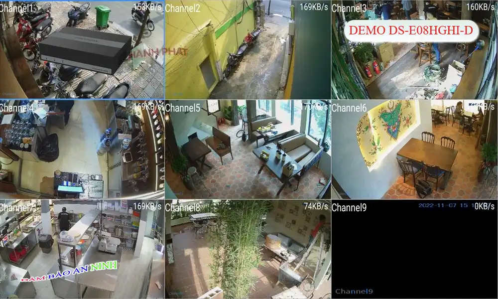 Đầu Thu KTS Hikvision DS-E08HGHI-D Giá rẻ Đầu Thu KTS Hikvision DS-E08HGHI-D Giá rẻ