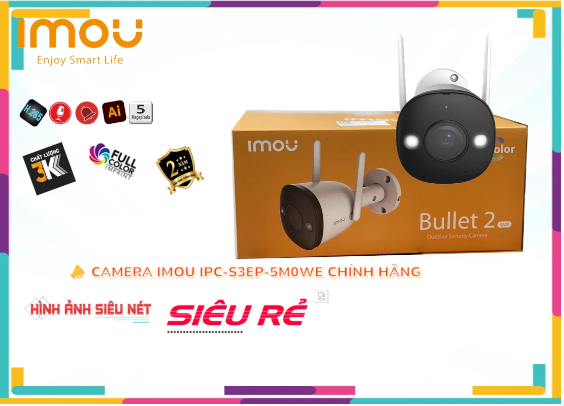 Camera Imou IPC-S3EP-5M0WE,Giá IPC-S3EP-5M0WE,IPC-S3EP-5M0WE Giá hấp dẫn,Bán rẻ ,Giá buôn  Camera quan sát ,Địa Chỉ Bán IPC-S3EP-5M0WE Không Dây ,IPC-S3EP-5M0WE Tốt nhất,Giá Bán IPC-S3EP-5M0WE,IPC-S3EP-5M0WE nơi bán rẻ nhất,IPC-S3EP-5M0WE bán rẻ