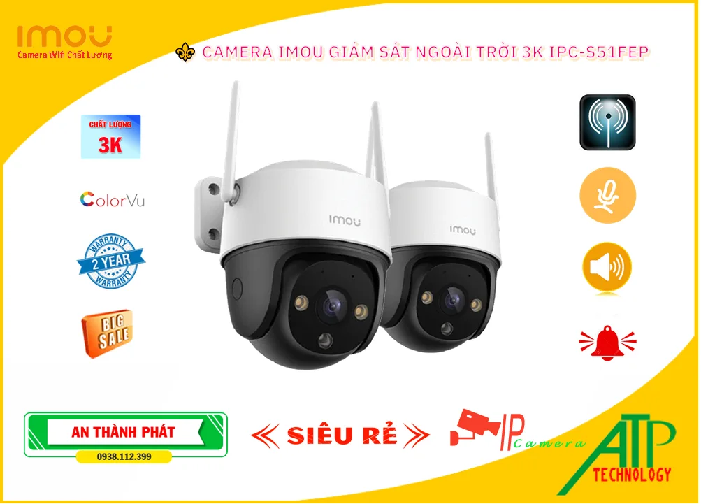 IPC-S51FEP sắc nét Wifi Imou