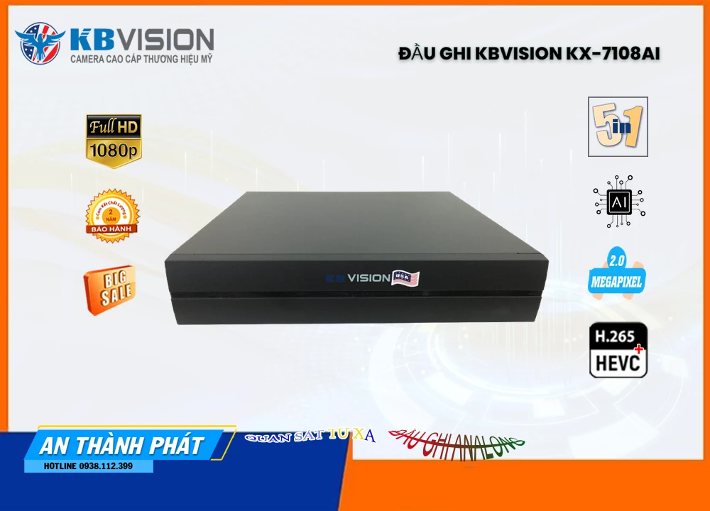 Đầu Thu KBvision KX-7108Ai ✮ Đầu Thu KBvision KX-7108Ai ✮
