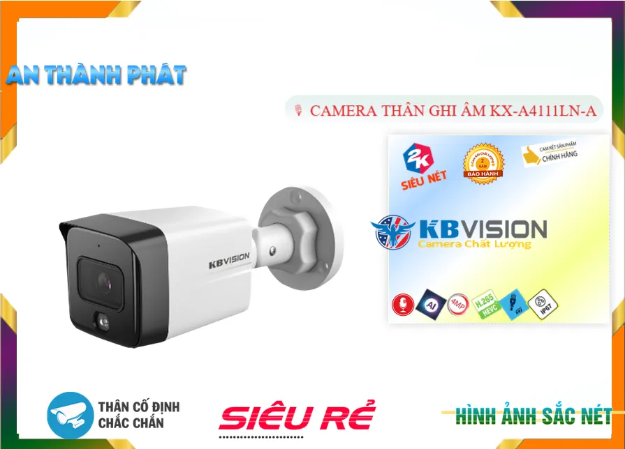 KX-A4111LN-A Ip POE sắc nét KBvision Thiết kế Đẹp KX-A4111LN-A Ip POE sắc nét KBvision Thiết kế Đẹp