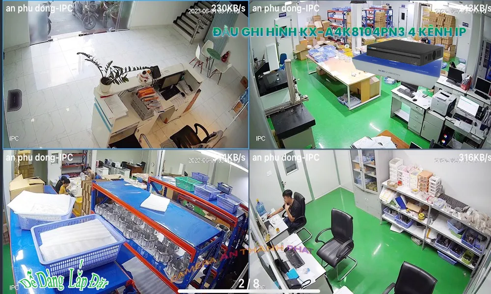 Đầu ghi KBvision KX-A4K8104PN3 Tiết Kiệm
