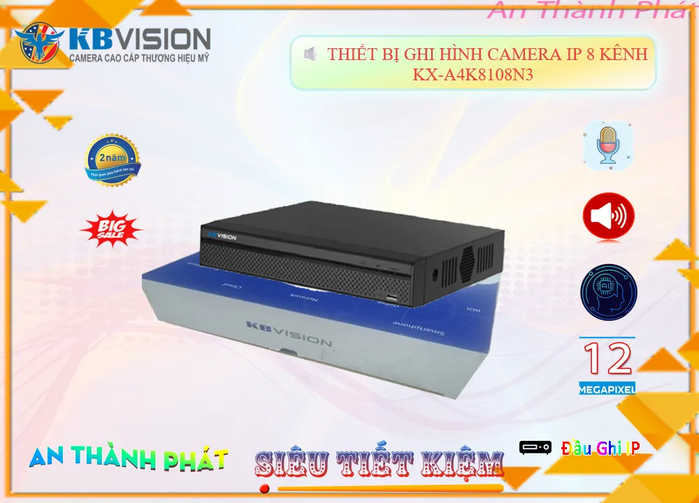 KX-A4K8108N3 Siêu rẻ KBvision KX-A4K8108N3 Siêu rẻ KBvision