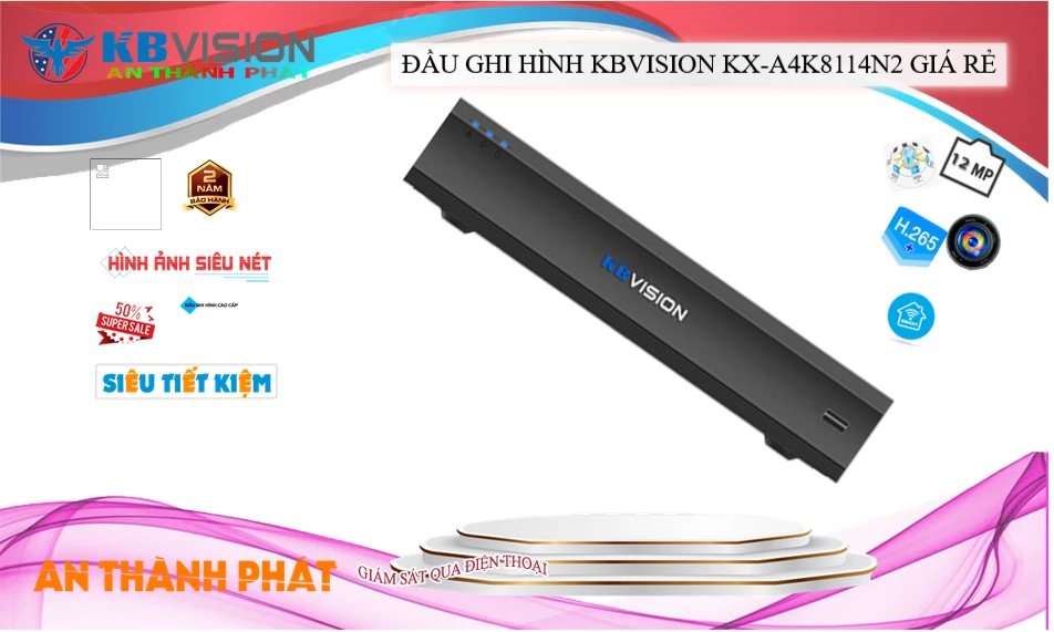 KX-A4K8114N2Đầu ghi Camera KBvision Thiết kế Đẹp KX-A4K8114N2Đầu ghi Camera KBvision Thiết kế Đẹp