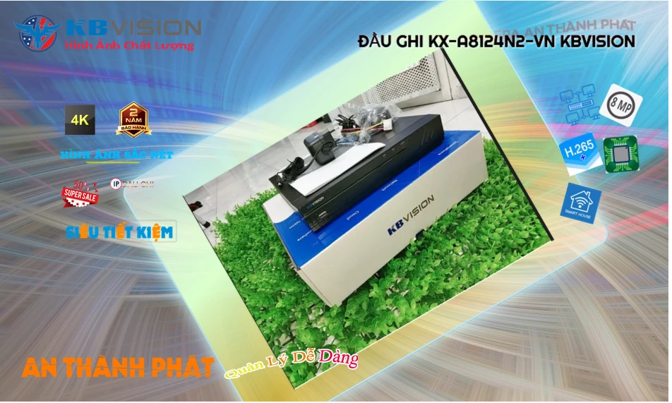 Đầu Ghi Camera KBvision KX-A8124N2-VN Sắc Nét Đầu Ghi Camera KBvision KX-A8124N2-VN Sắc Nét