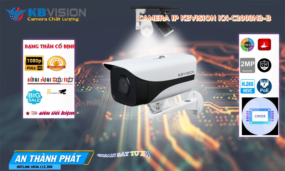 điểm nổi bật camera IP KX-C2003N3-B