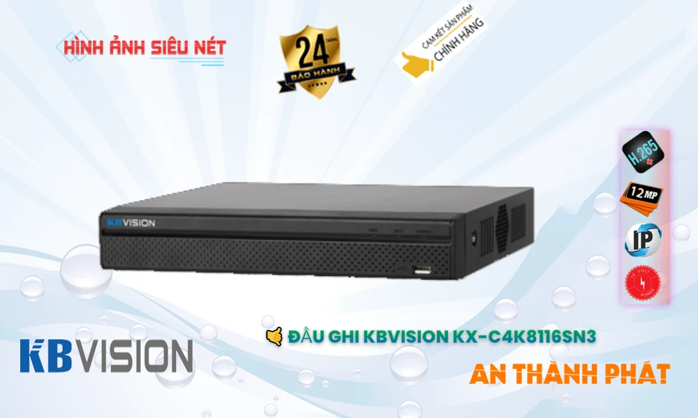 🌟👌 Đầu Thu KX-C4K8116SN3 KBvision