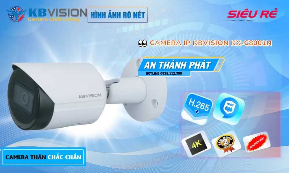 Điểm nổi bật của camera IP Kbvision KX-C8001N