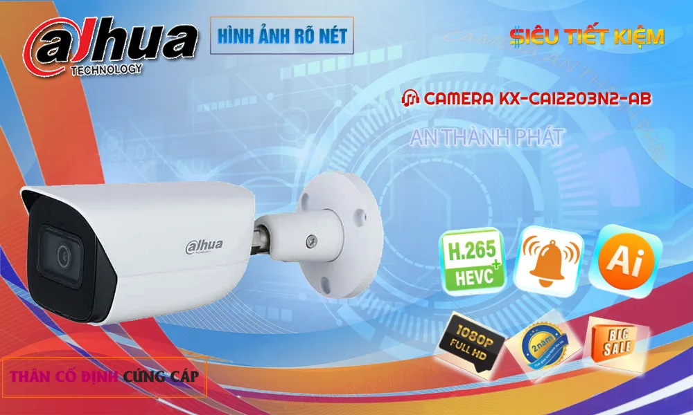 Camera KBvision Tiết Kiệm KX-CAi2203N2-AB Camera KBvision Tiết Kiệm KX-CAi2203N2-AB