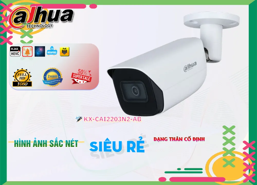 Camera KBvision Tiết Kiệm KX-CAi2203N2-AB Camera KBvision Tiết Kiệm KX-CAi2203N2-AB