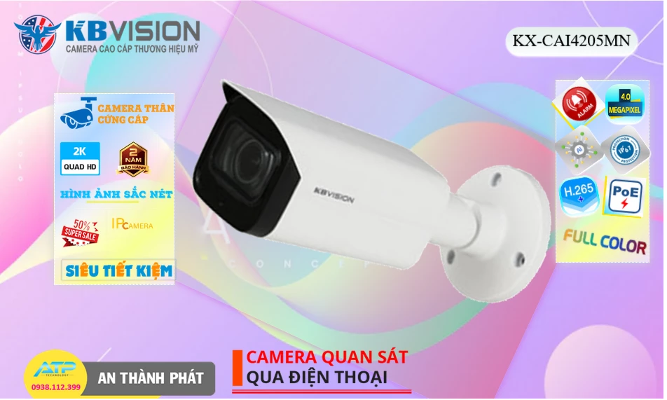 Camera An Ninh KBvision KX-CAi4205MN Chất Lượng Camera An Ninh KBvision KX-CAi4205MN Chất Lượng