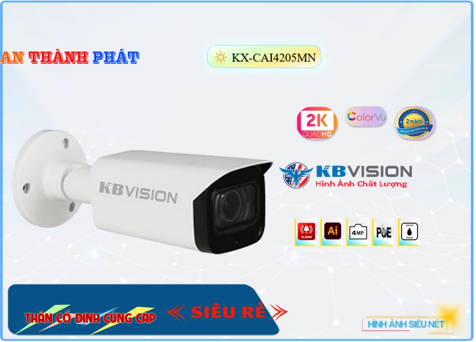 Camera An Ninh KBvision KX-CAi4205MN Chất Lượng Camera An Ninh KBvision KX-CAi4205MN Chất Lượng