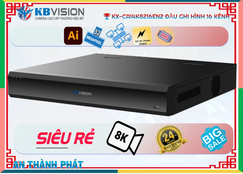Đầu Ghi KX-CAi4K8216EN2 Giá rẻ ❂ Đầu Ghi KX-CAi4K8216EN2 Giá rẻ ❂