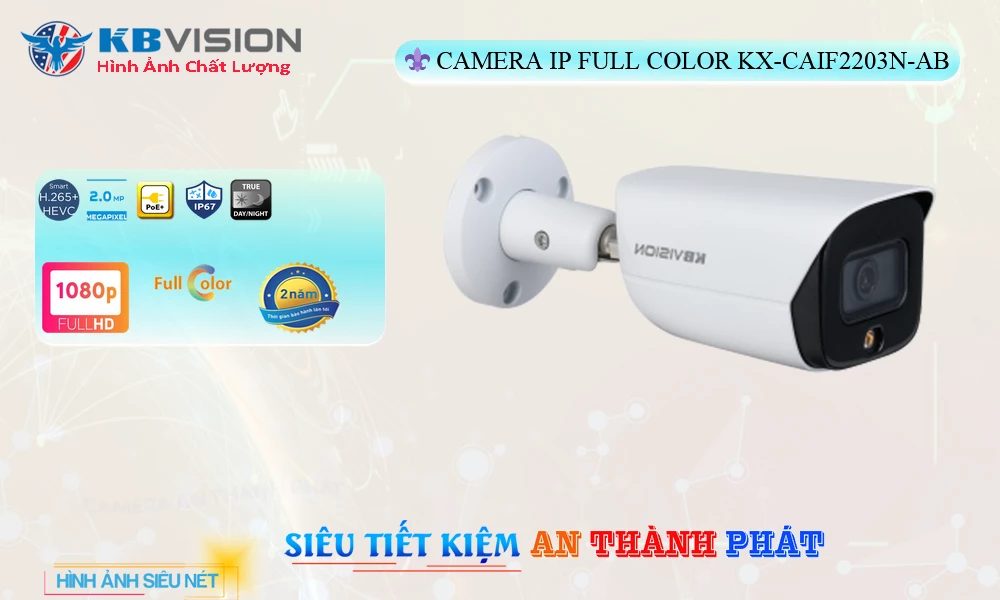 ✔ KX-CAiF2203N-AB Thiết kế Đẹp  KBvision