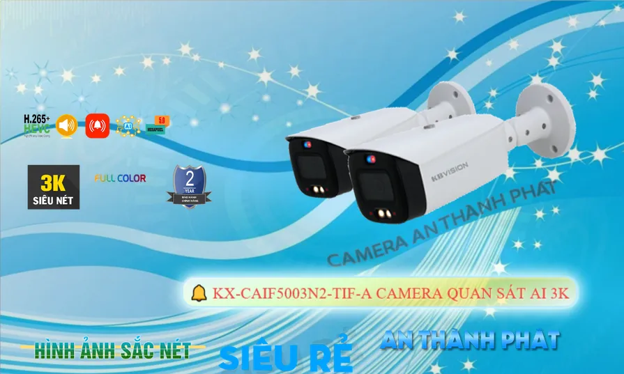 ✪  KX-CAiF5003N2-TiF-A Camera KBvision Đang giảm giá
