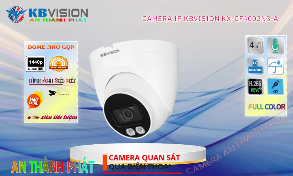 Điểm nổi bật của camera Kbvision KX-CF4002N3-A