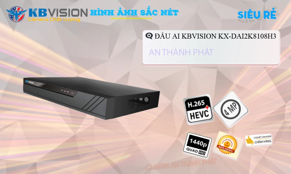 KX-DAi2K8108H3 Đầu Ghi Hình Chất Lượng