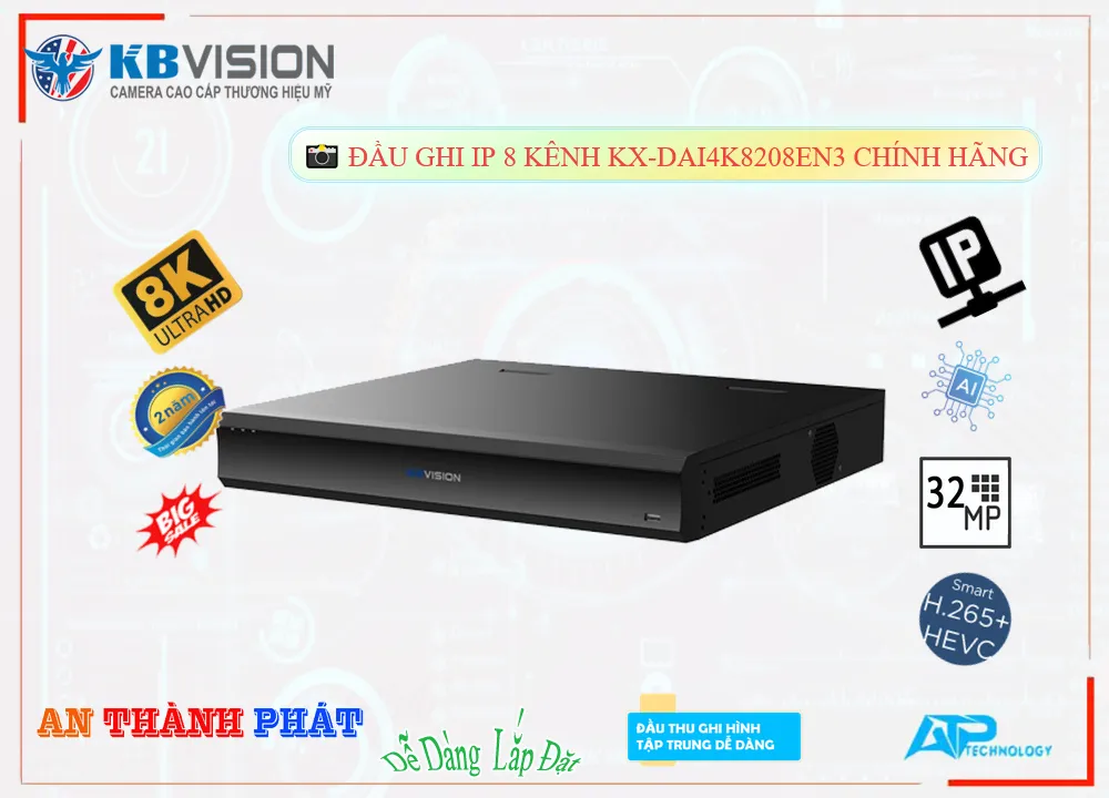 Đầu ghi KBvision KX-DAi4K8208EN3,KX-DAi4K8208EN3 rẻ nhất,KX DAi4K8208EN3,Thông số ,thông số KX-DAi4K8208EN3,Giá  Trung Tâm Ghi Hình KX-DAi4K8208EN3,phân phối KX-DAi4K8208EN3,KX-DAi4K8208EN3 Chính hãng,Bán rẻ KX-DAi4K8208EN3,KX-DAi4K8208EN3 Giá Thấp Nhất,Giá Bán KX-DAi4K8208EN3,KX-DAi4K8208EN3 giá mới nhất,KX-DAi4K8208EN3 Bán Sỉ,KX-DAi4K8208EN3 Giá Hãng,KX-DAi4K8208EN3 giá mới nhất,Nơi bán KX-DAi4K8208EN3