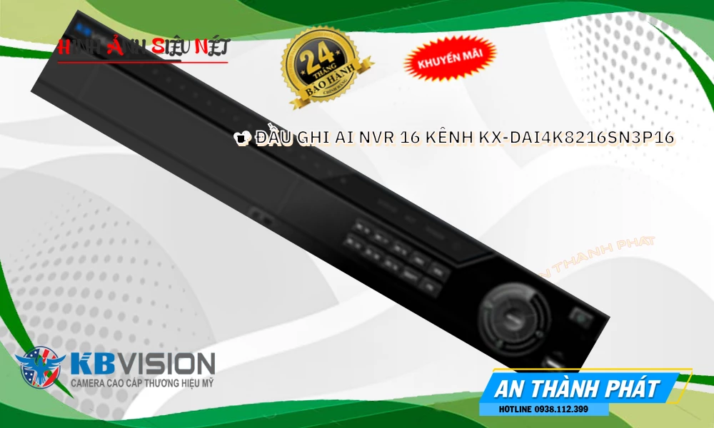 KX-DAi4K8216SN3P16 Đầu Ghi Hình Sắc Nét KX-DAi4K8216SN3P16 Đầu Ghi Hình Sắc Nét