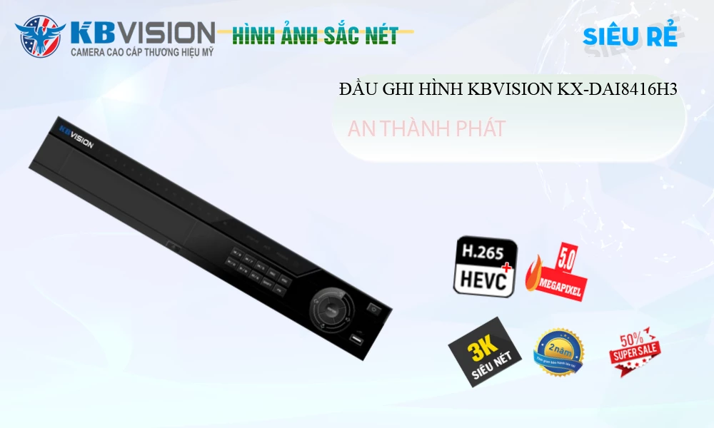 KX-DAi8416H3 Đầu Ghi Hình Chất Lượng ✨
