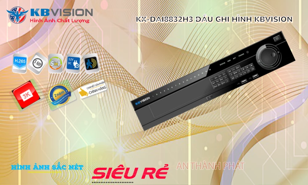 KX-DAi8832H3 Đầu Ghi Hình Thiết kế Đẹp KX-DAi8832H3 Đầu Ghi Hình Thiết kế Đẹp