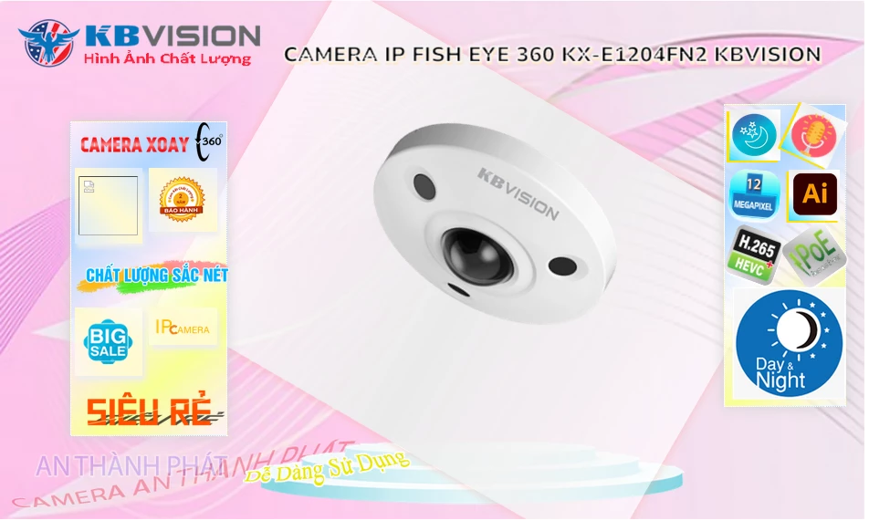 ☑ KX-E1204FN2 Camera An Ninh Tiết Kiệm
