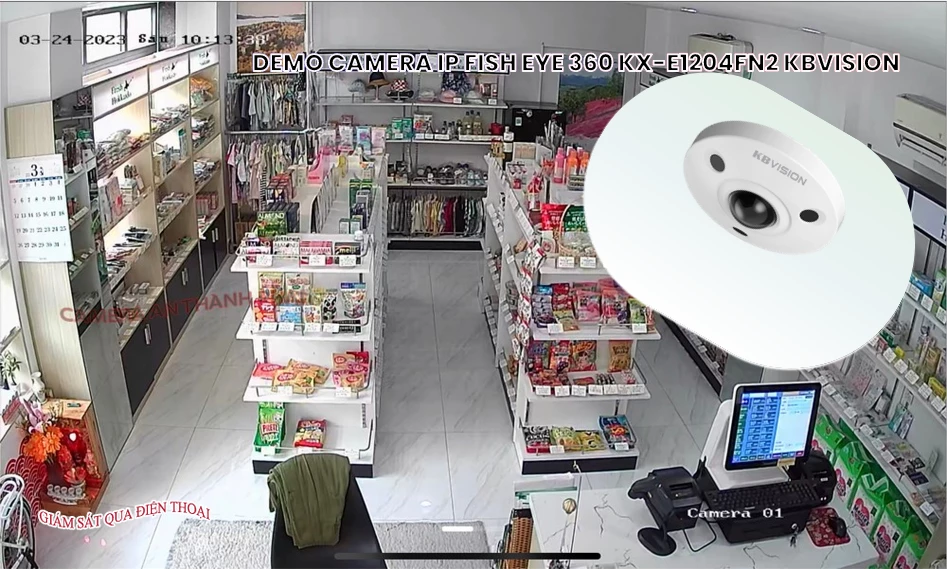 ☑ KX-E1204FN2 Camera An Ninh Tiết Kiệm