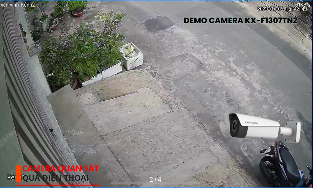 KX-F1307TN2 Camera  KBvision Tiết Kiệm
