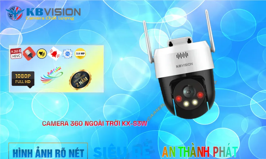 KX-S3W Camera KBvision Công Nghệ Mới KX-S3W Camera KBvision Công Nghệ Mới