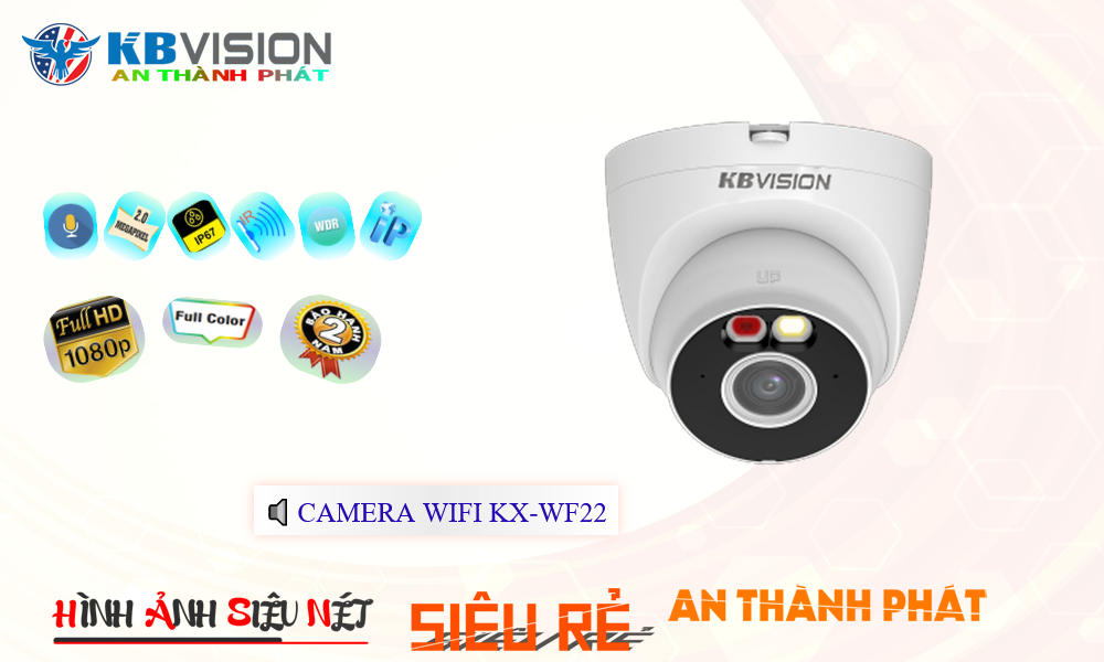 Camera KBvision Giá rẻ KX-WF22 Camera KBvision Giá rẻ KX-WF22