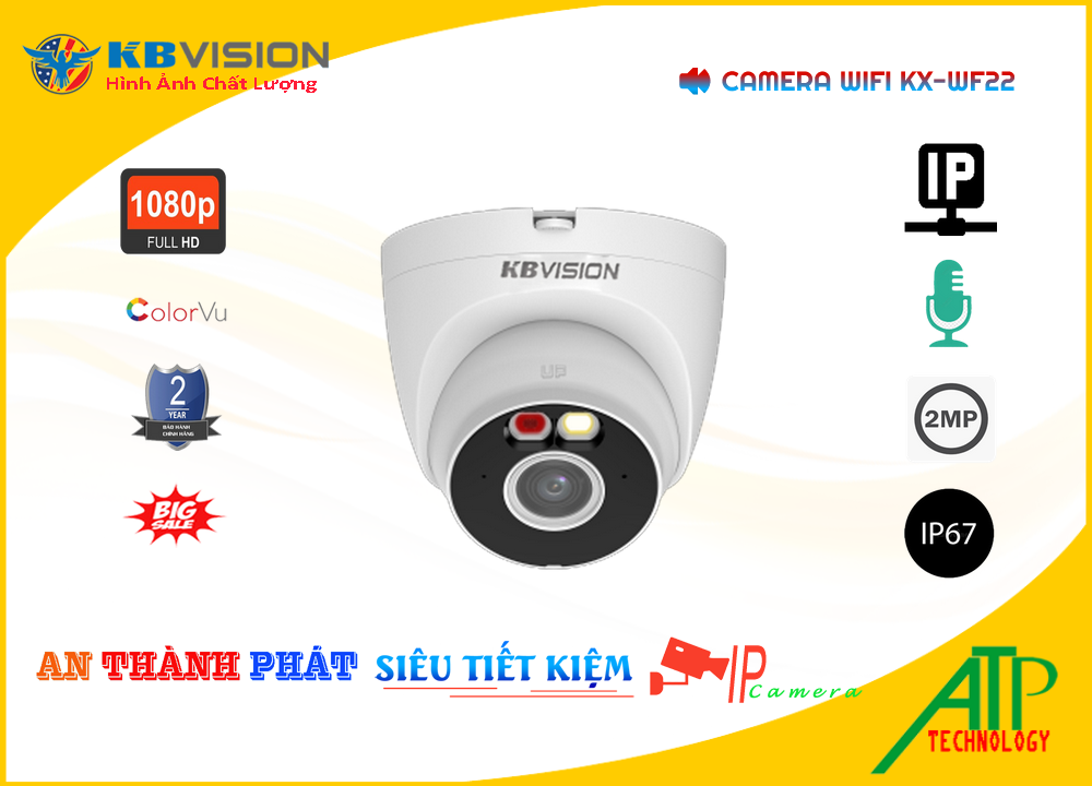 Camera KBvision Giá rẻ KX-WF22 Camera KBvision Giá rẻ KX-WF22