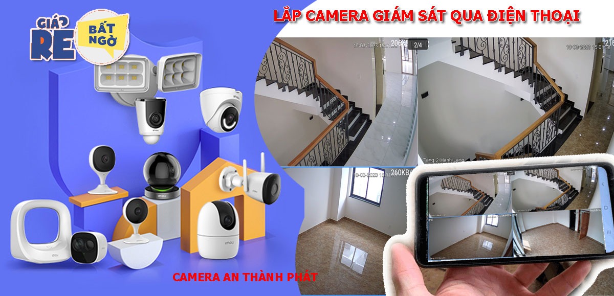 lắp camera giám sát qua điện thoại giá rẻ