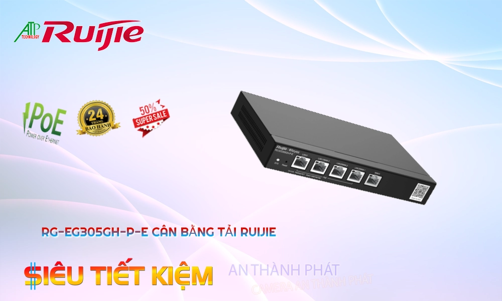 Hãng Ruijie  Router quản lý mạng  RG-EG305GH-P-E