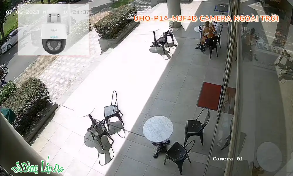 UHO-P1A-M3F4D Camera Thiết kế Đẹp  Wifi Ezviz