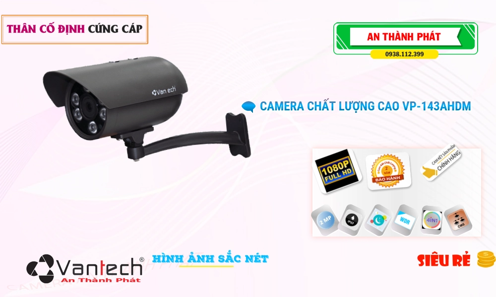 VP-143AHDM Camera Công Nghệ HD VanTech