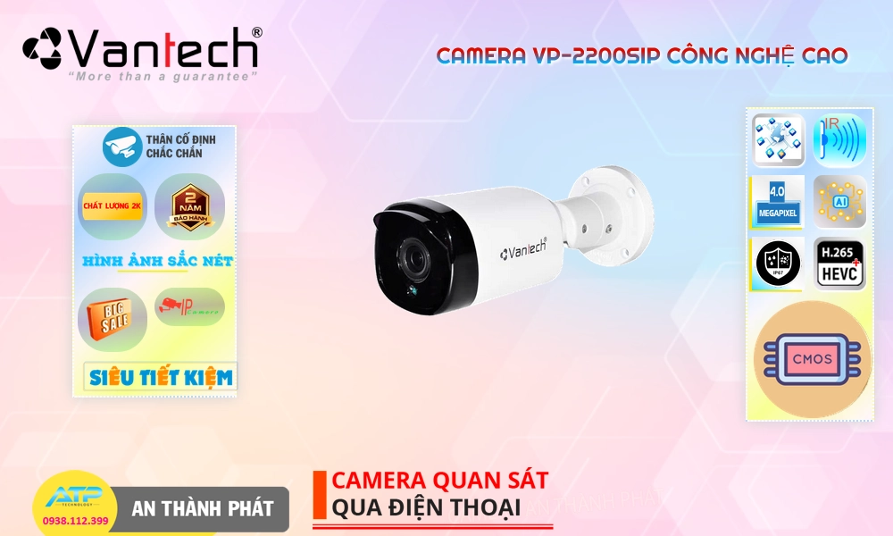 Camera HD IP VP-2200SIP VanTech
