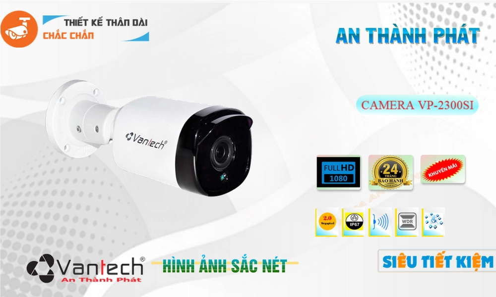 Camera Cấp Nguồ Qua Dây Mạng VP-2300SI Chi phí phù hợp