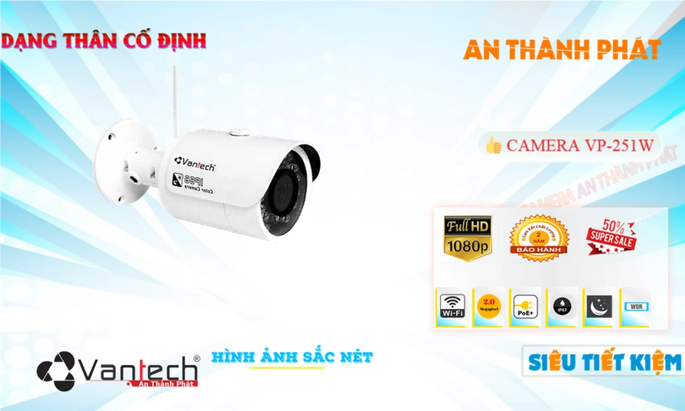 ❇  Camera VanTech VP-251W Mẫu Đẹp