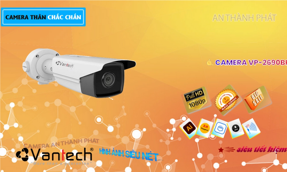 VP-2690BP IP POE Camera Giá Rẻ VanTech