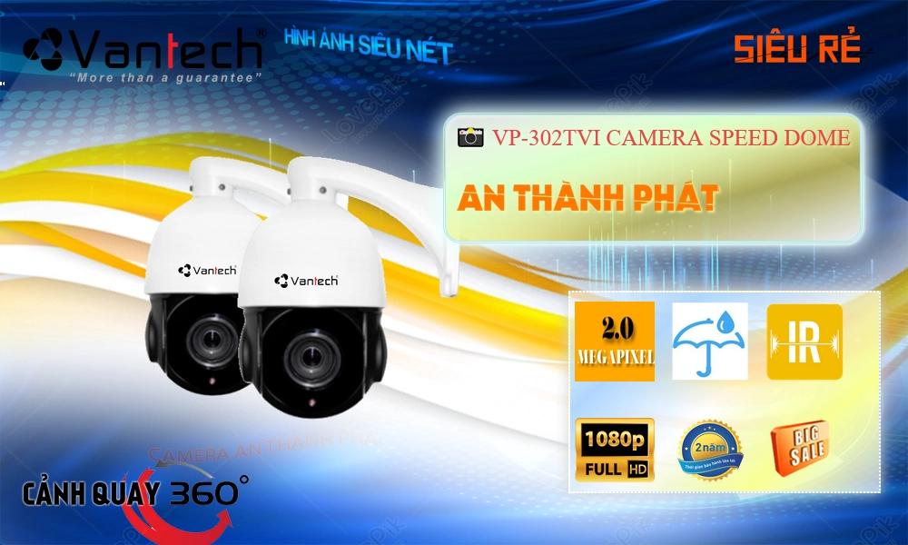 Camera HD VanTech VP-302TVI Tiết Kiệm