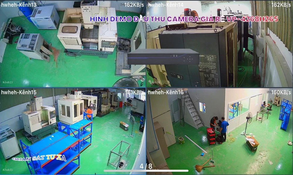 ✪  Đầu Ghi Camera VP-4268H265 VanTech Thiết kế Đẹp