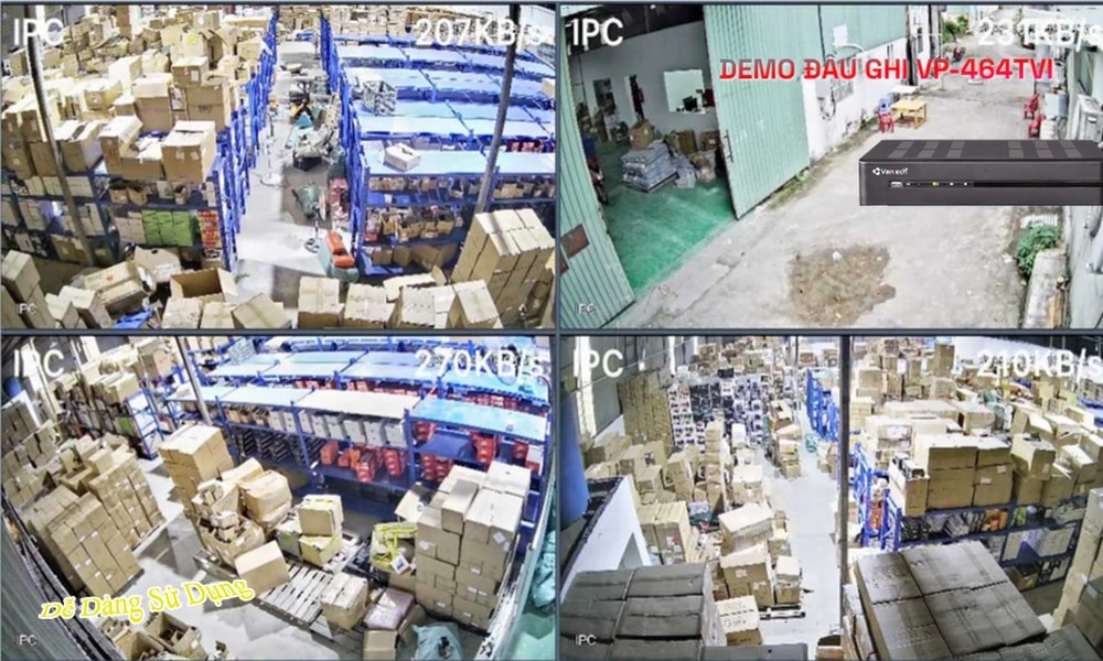 VP-464TVI Đầu Ghi VanTech