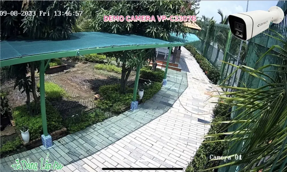 VP-C3307B Camera Cấp Nguồ Qua Dây Mạng VanTech Chi phí phù hợp